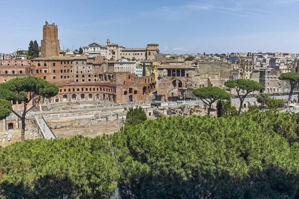 Rom Italien Juni 2017 Panoramablick Auf Die Stadt Rom Vom — Stockfoto