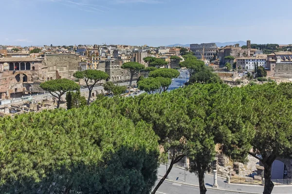 Rom Italien Juni 2017 Panoramablick Auf Die Stadt Rom Vom — Stockfoto