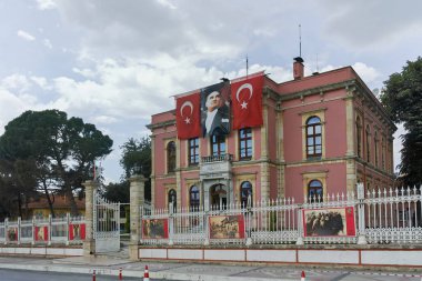 Edirne, Turkey - 26 Mayıs 2018: Edirne şehir, Doğu Trakya, Türkiye'nin merkezi Town hall