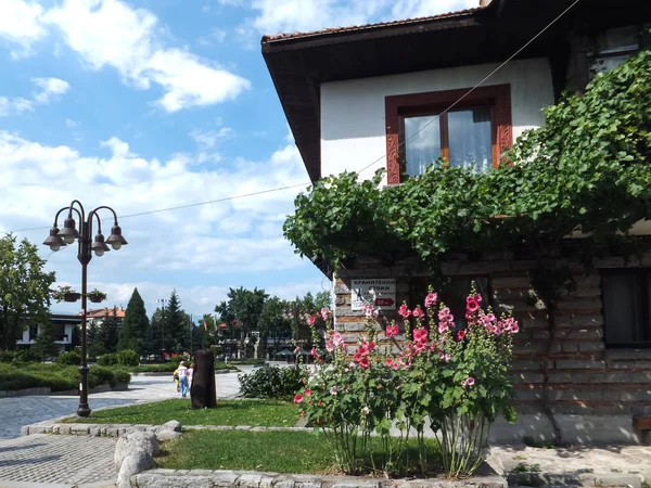 Bansko Bulgaria Juli 2012 Alte Häuser Bansko Blagoevgrad Region Bulgarien — Stockfoto