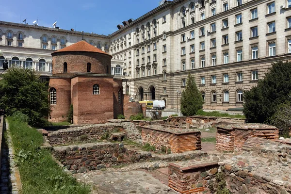 Sofia Bulgarien April 2018 Fantastisk Utsikt Över Kyrkan George Rotunda — Stockfoto