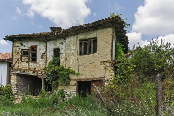 Maisons Abandonnées Xixe Siècle Dans Village Zlatolist Région Blagoevgrad Bulgarie — Photo