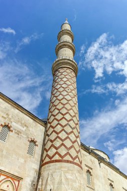 Edirne, Türkiye - 26 Mayıs 2018: Uc Serefeli Camii Edirne şehri, Doğu Trakya, Türkiye'nin Merkez Camii