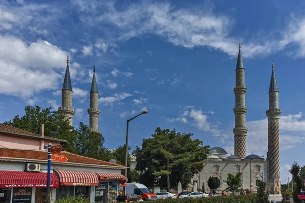 Edirne 土耳其 2018年5月26日 Serefeli 清真寺清真寺在 Edirne 城市中心 东色雷斯 土耳其 — 图库照片