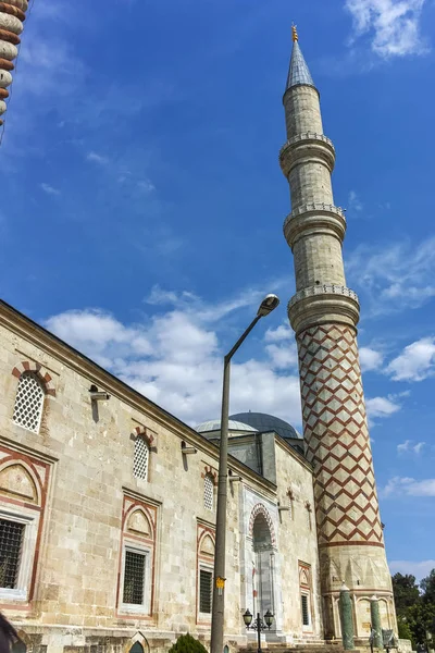 Edirne, Türkiye - 26 Mayıs 2018: Uc Serefeli Camii Edirne şehri, Doğu Trakya, Türkiye'nin Merkez Camii