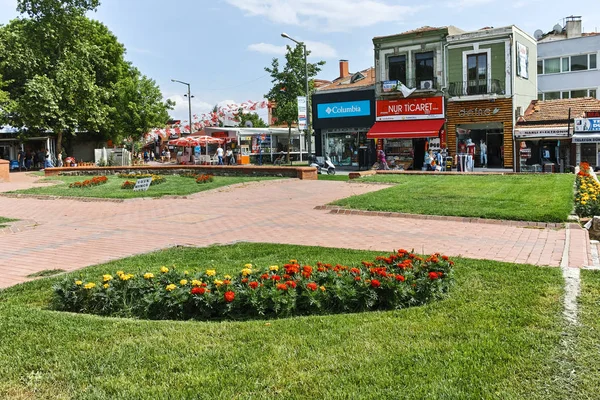 Edirne Turquía Mayo 2018 Plaza Calle Centro Ciudad Edirne Tracia — Foto de Stock