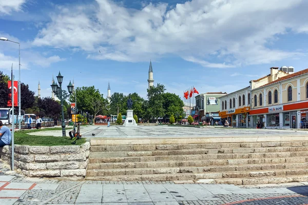 Edirne Turquia Maio 2018 Praça Rua Centro Cidade Edirne East — Fotografia de Stock