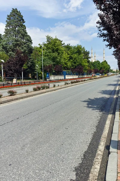 Edirne Turkije Mei 2018 Typisch Straat Het Centrum Van Stad — Stockfoto