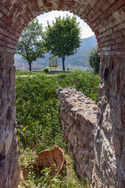 Antik Bizans kale kasaba, Peshtera, Pazarcık bölge, Bulgaristan ın Peristera kalıntıları