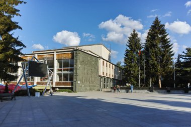 Batak, Bulgaristan - 5 Mayıs 2018: Batak tarihi şehir, Pazarcık bölge, Bulgaristan ortasına