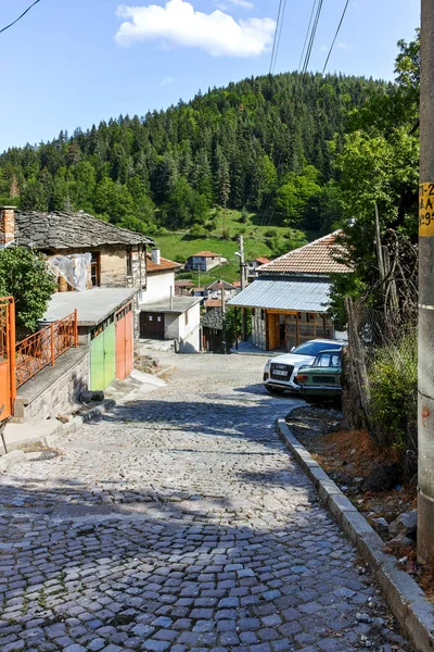 Fotinovo Bulgaria May 2018 Typical Streets Village Fotinovo Rhodopes Mountain — Stock Photo, Image