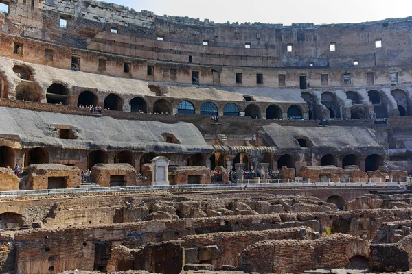 Rome Talya Haziran 2017 Colosseum Yılında Roma Talya Şehrin Bir — Stok fotoğraf