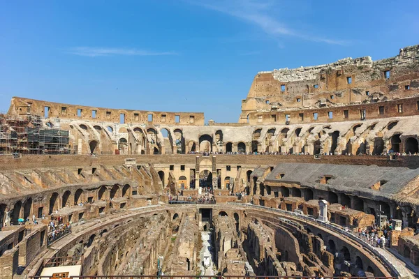 Rome Talya Haziran 2017 Colosseum Yılında Roma Talya Şehrin Bir — Stok fotoğraf