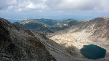 Şaşırtıcı görünümünden Musala tepe, Rila Dağı, Bulgaristan Ledenoto (ICE) Gölü