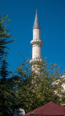 Edirne, Türkiye - 22 Eylül 2018: Eski Camii Camii Edirne şehri, Doğu Trakya, Türkiye'nin merkezi