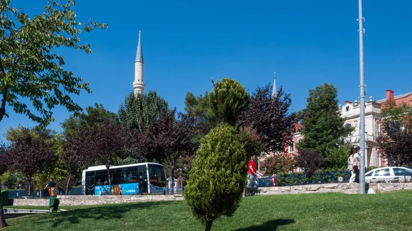 Edirne Turquía Septiembre 2018 Mezquita Eski Camii Centro Ciudad Edirne — Foto de Stock