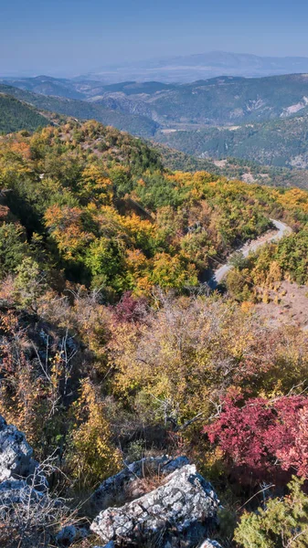 Amazing Autumn Landscape Ruen Mountain Northern Part Vlahina Mountain Kyustendil — Stock Photo, Image