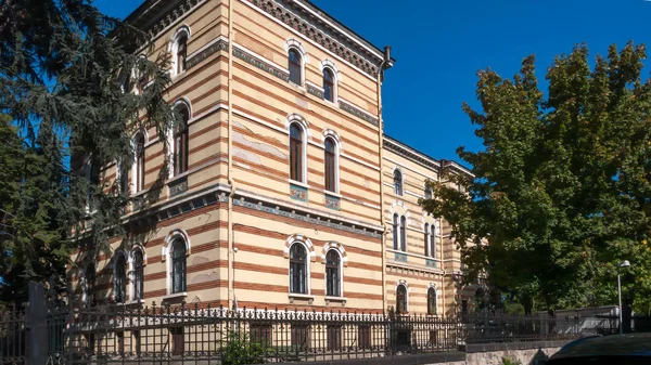 Sofia Bułgaria Października 2018 Budynek Świętego Synodu Bułgarskiego Kościoła Prawosławnego — Zdjęcie stockowe