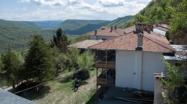 Başkalaşım manastır, Veliko Tarnovo, Bulgaristan - 9 Nisan 2017: Ortaçağ Ortodoks Manastırı kutsal başkalaşım Tanrı'nın, Veliko Tarnovo bölge, Bulgaristan