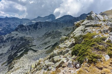 Banderitsa geçişi, Pirin Dağı, Bulgaristan etrafında şaşırtıcı Panorama