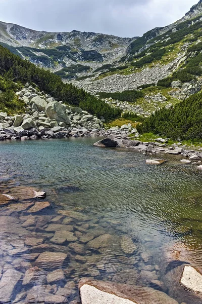 Paisagem Incrível Lago Muratovo Superior Montanha Pirin Bulgária — Fotografia de Stock