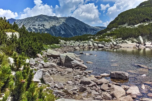 Utrolige Landskap Ved Innsjøen Upper Muratovo Pirin Mountain Bulgaria – stockfoto