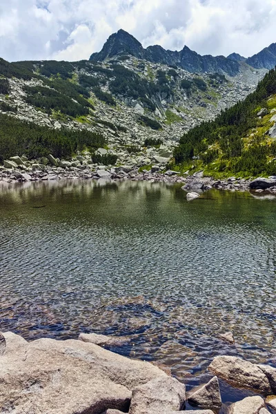 Дивовижний Краєвид Верхній Muratovo Озера Гори Пірін Болгарія — стокове фото