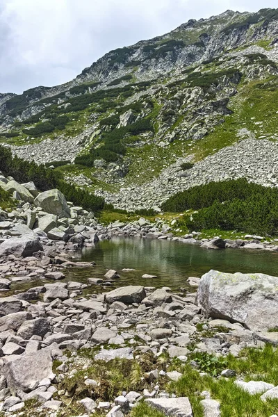 Paesaggio Incredibile Del Lago Upper Muratovo Pirin Mountain Bulgaria — Foto Stock
