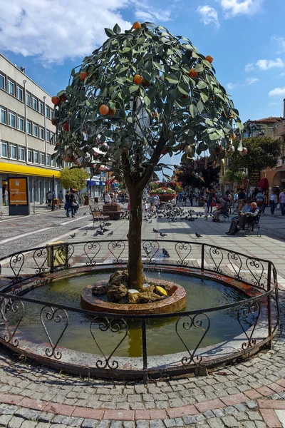 Edirne Türkiye Mayıs 2018 Alışveriş Yayalara Edirne Şehri Doğu Trakya — Stok fotoğraf