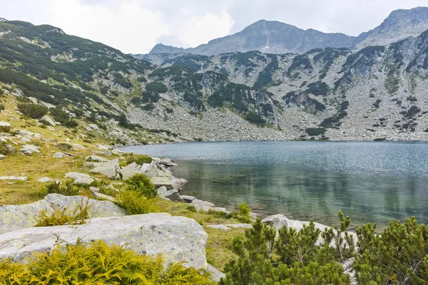 Summer Landscape Banderitsa Fish Lake Pirin Mountain Bulgaria — Stock Photo, Image