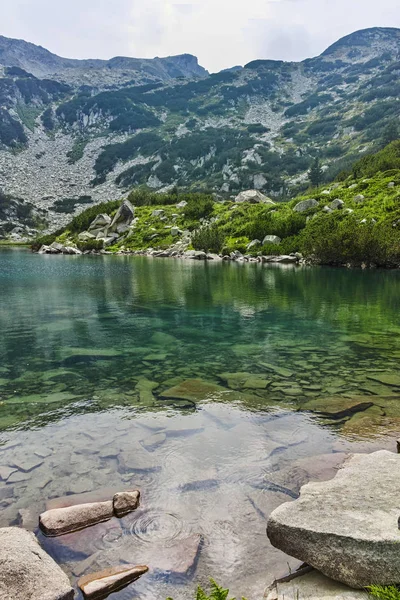 Summer Landscape Banderitsa Fish Lake Pirin Mountain Bulgaria — Stok Foto