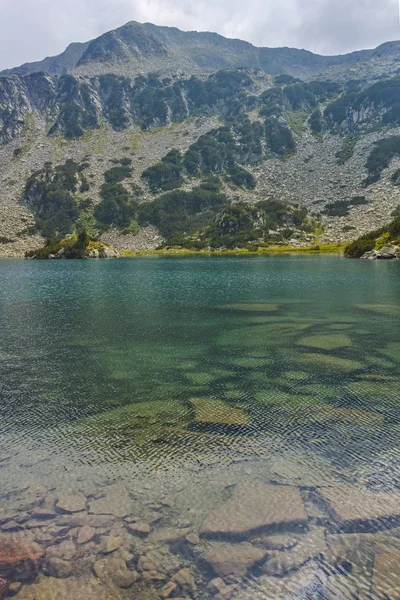 Letní Krajina Banderitsa Rybího Jezera Pohoří Pirin Bulharsko — Stock fotografie