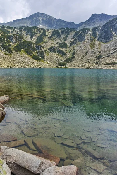 Summer Landscape Banderitsa Fish Lake Pirin Mountain Bulgaria — Stok Foto