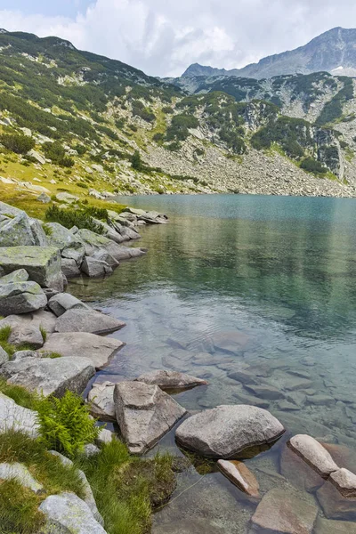 Paesaggio Estivo Banderitsa Fish Lake Pirin Mountain Bulgaria — Foto Stock