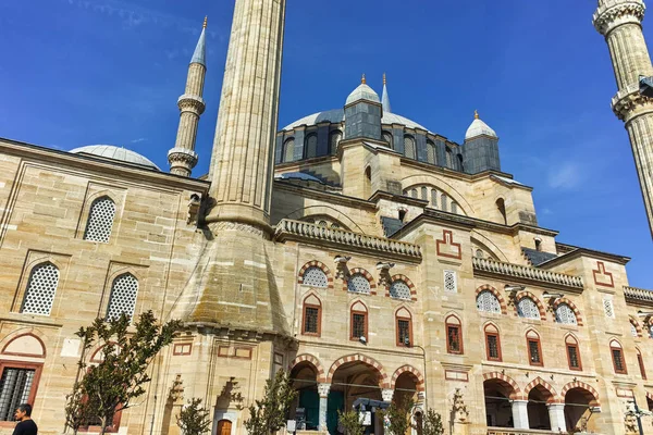 Edirne Turkiet Maj 2018 Utsidan Selimiye Moskén Byggdes Mellan 1569 — Stockfoto