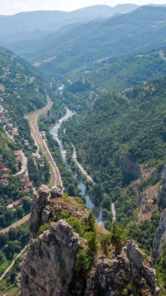 Úžasná Krajina Iskăr Gorge Balkánské Pohoří Bulharsko — Stock fotografie