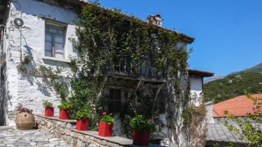 Antik Manastırı, Timiou Prodromou St John the Baptist yakınındaki şehir Serres, Orta Makedonya, Yunanistan