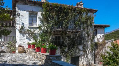 Antik Manastırı, Timiou Prodromou St John the Baptist yakınındaki şehir Serres, Orta Makedonya, Yunanistan