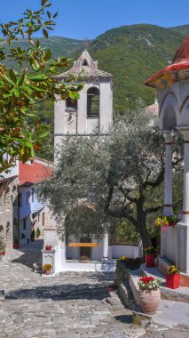 Antik Manastırı, Timiou Prodromou St John the Baptist yakınındaki şehir Serres, Orta Makedonya, Yunanistan