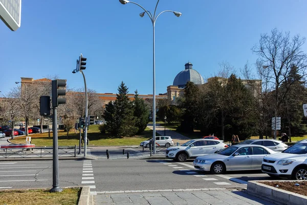 Madrid Espanha Janeiro 2018 Museu Nacional Ciências Naturais Rua Paseo — Fotografia de Stock