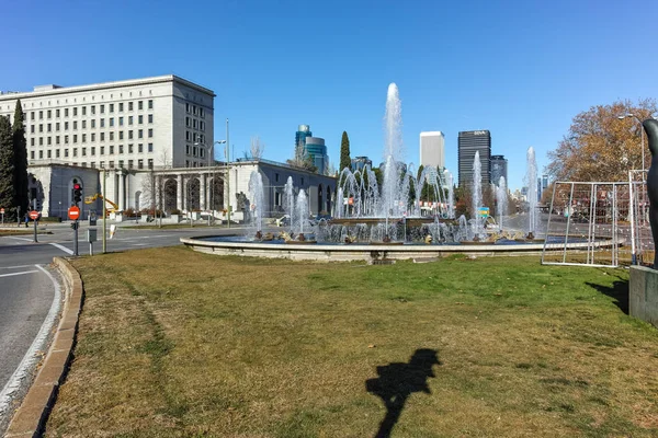 Madrid España Enero 2018 Plaza San Juan Cruz Calle Paseo — Foto de Stock