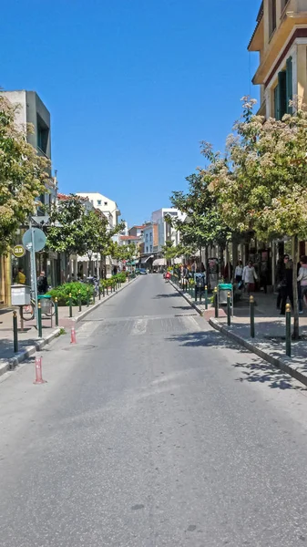 Serez Yunanistan Nisan 2011 Panoramik Şehir Merkezi Serres Doğu Makedonya — Stok fotoğraf