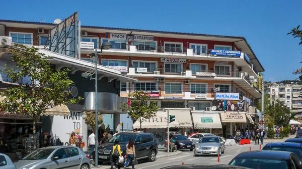 Serres Grecia Abril 2011 Vista Panorámica Centro Ciudad Serres Macedonia — Foto de Stock