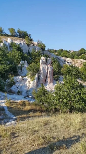 Fenômeno Rock Casamento Pedra Perto Cidade Kardzhali Bulgária — Fotografia de Stock