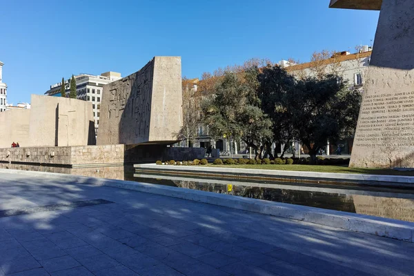 Madrid Spanya Ocak 2018 Jorge Juan Santacilia Plaza Colon Madrid — Stok fotoğraf