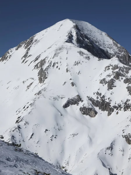 Incrível Vista Inverno Todorka Pico Pirin Mountain Bulgária — Fotografia de Stock