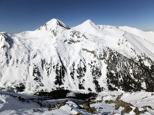 Amazing Winter View Todorka Peak Pirin Mountain Bulgaria — Stock Photo, Image