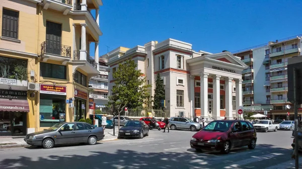 Serres Griekenland April 2011 Uitzicht Het Centrum Van Stad Van — Stockfoto