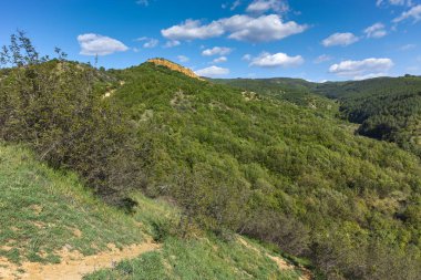 Kaya oluşumu Stob Piramitler, Rila Dağı, Köstendil bölge, Bulgaristan manzara