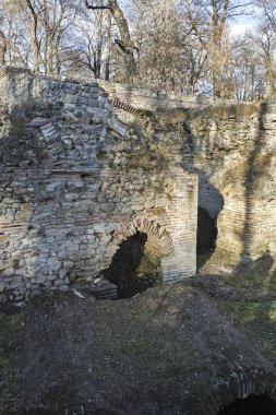 Antik Roma şehri Diokletianopolis, Hisarya kasaba, Plovdiv bölge, Bulgaristan builings kalıntıları